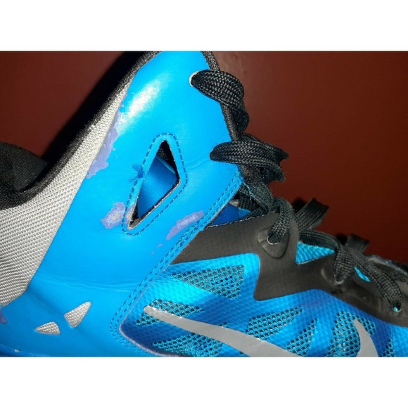 Nike Hyperchaos Blue Basketball Sneakers Men's 536841-400 Shoes Size 9 - Picture 9 of 10